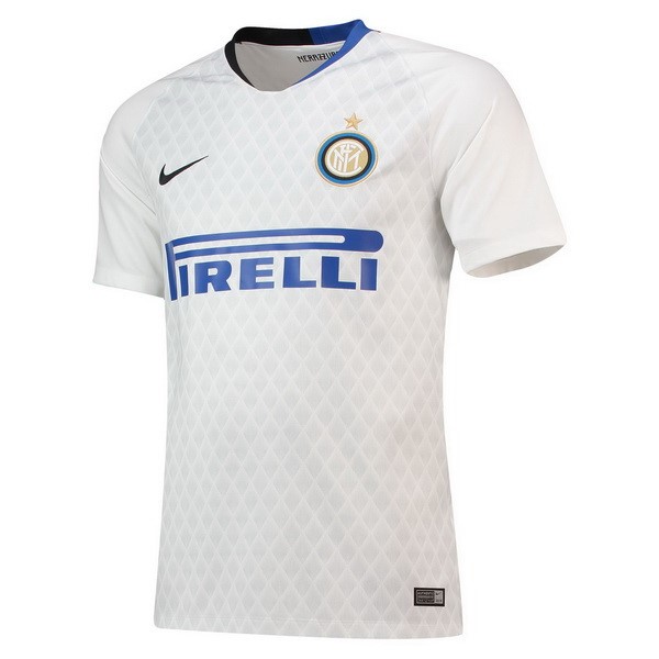 Camiseta Inter Milán Replica Segunda Ropa 2018/19 Blanco